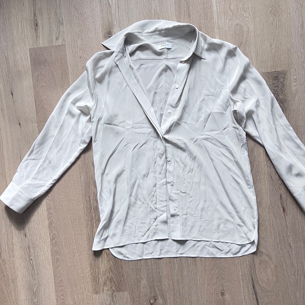 Aritzia | Babaton | Sheer Button-Down Blouse | Size S